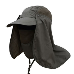 Outdoor Sport Hiking Camping Visor Hat UV Protection Face Neck Cover Fishing Sun Protcet Cap