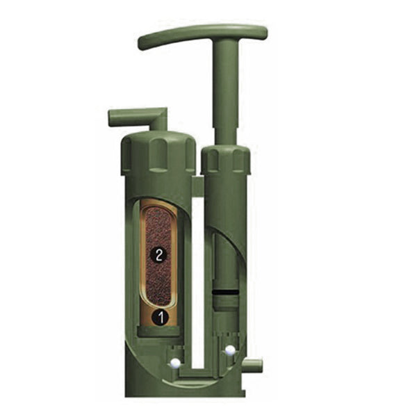 Portable Soldier Water Filter Purifier Cleaner Outdoor Hiking Camping Survival Emergency Free Shipping
