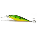 1PCS Super Quality  5 Colors 11cm 10.5g Hard Bait Minnow Fishing lures Bass Fresh Salt water 4#hook