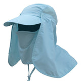 Outdoor Sport Hiking Camping Visor Hat UV Protection Face Neck Cover Fishing Sun Protcet Cap
