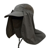 Outdoor Sport Hiking Camping Visor Hat UV Protection Face Neck Cover Fishing Sun Protcet Cap