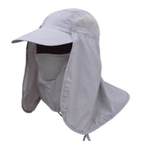 Outdoor Sport Hiking Camping Visor Hat UV Protection Face Neck Cover Fishing Sun Protcet Cap