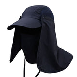 Outdoor Sport Hiking Camping Visor Hat UV Protection Face Neck Cover Fishing Sun Protcet Cap