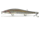 wLure Minnow Crankbait Hard Bait Tight Wobble Slow Sinking Jerkbait Lifelike RealSkin Painting  Fishing Lure HM262S