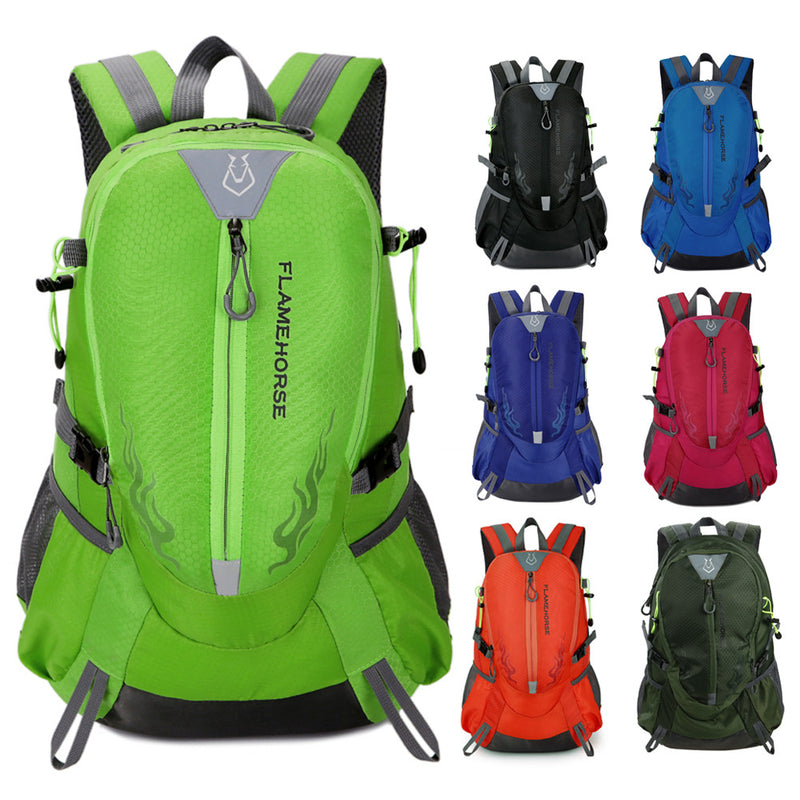 Flame Horse Outdoor Hiking Backpack Waterproof Nylon Men Women Bag Uni –  junglegear