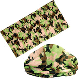 21 Style camouflage Polyester Scarves Outdoor Sports Bandanas Camping Headwear Hiking  Washouts Hunting Headwear Magic Scarves