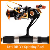 Fishing Spinning Reel 12+1 Bearing Balls Spinning reel Super Strong fishing reel 5.5:1 Carp Fishing Spinner For Fishing