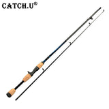 2 tip spinning fishing rod 7"  M actions 6-12g lure weight Casting Lure Fishing Rod