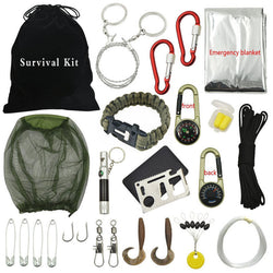 NEW Safurance Outdoor Camping Travel Hiking Survival Tools Set Kit Multifunction Outdoor Sport Mountain Cycling Hiking Safety