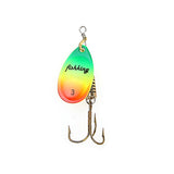 1PC Size0-Size5 Fishing Lure pesca Mepps Spinner bait Spoon Lures With Mustad Treble Hooks Peche Jig Anzuelos isca Pesca