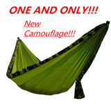 24 Color 2 People Portable Parachute Hammock Camping Survival Garden Flyknit Hunting Leisure Hamac Travel Double Person Hamak