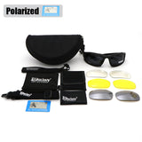 SAIYU X7 Military Goggles Bullet-proof Army Polarized Sunglasses 4 Lens Hunting Shooting Airsoft Eyewear Motorcycle Glasses