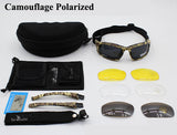 SAIYU X7 Military Goggles Bullet-proof Army Polarized Sunglasses 4 Lens Hunting Shooting Airsoft Eyewear Motorcycle Glasses
