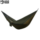 24 Color 2 People Portable Parachute Hammock Camping Survival Garden Flyknit Hunting Leisure Hamac Travel Double Person Hamak