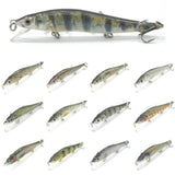 wLure Minnow Crankbait Hard Bait Tight Wobble Slow Sinking Jerkbait Lifelike RealSkin Painting  Fishing Lure HM262S